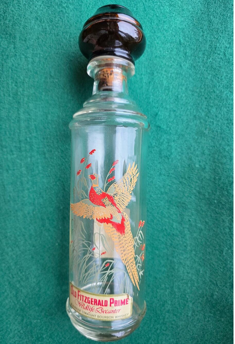 Cabin Still Sportsman Collection Glass Wildlife Decanters Phesants